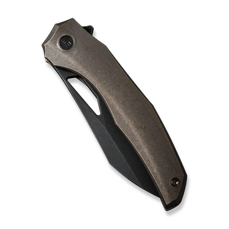 Ніж складаний туристичний WE Knife Ignio Mystery Box, (8.4 см) CPM 20CV / титан 6AL4V бронзовий Київ - фото 6