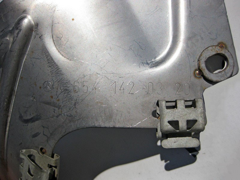 Mercedes-Benz  A6541420320 Захисний екран каталізатора двигуна OM654 R4 2.0 Diesel C-Class W205 E-Class W213 C238 CLS C257 Одеса - фото 3