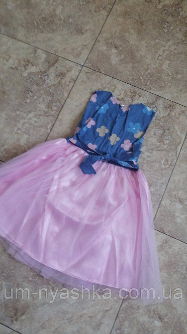 Літній сарафан квітами на ріст 98-116 Кривий Ріг - фото 2