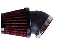 Фильтр воздушный (нулевик) Ø28/33/48mm, 45*, конусный (красный) Мукачево - изображение 1