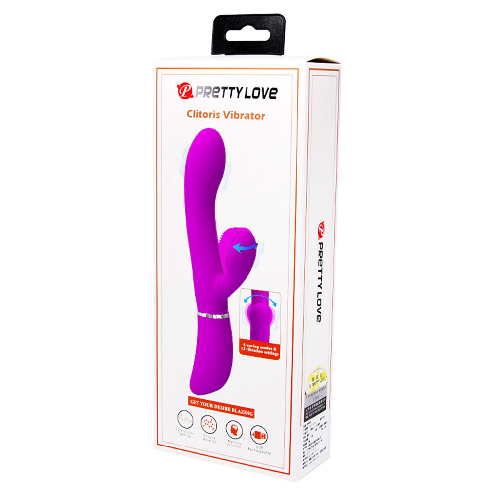 Вібратор - Pretty Love Clitoris Vibrator Purple Sex Aura Київ - фото 9