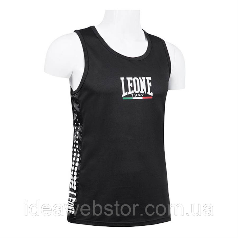 Майка боксерська Leone Boxe Black спортивна тренувальна чоловіча для боксу ММА фітнесу та спортзалу чорна XL Київ - фото 3