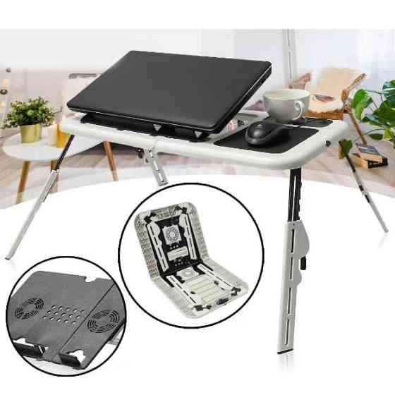 Регулируемая подставка столик для ноутбука прочный LD-09 E-Table, Диванный столик для ноутбука RI-15 Львов