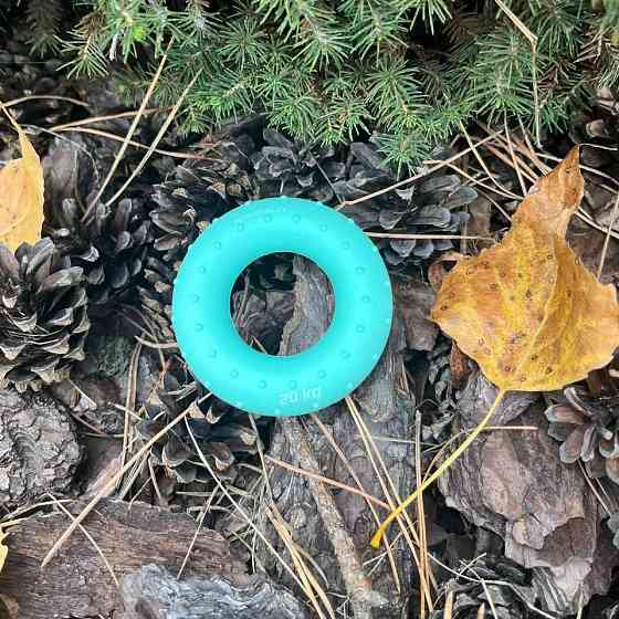 Эспандер кистевой силиконовый PowerPlay PP-4338 Hand Grip Medium 20 кг. Зеленый Киев