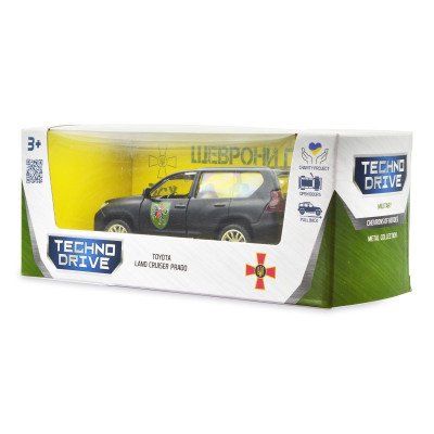 Машина Techno Drive Автомодель серії Шеврони Героїв - Toyota Land Cruiser Prado - 110 ОМБр (250359M) Вінниця - фото 11