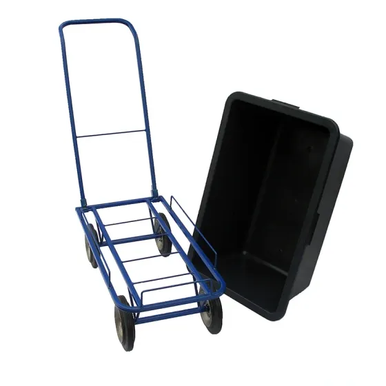 Тележка для дворника ЧТ-200Д четырехколесная для уборки территорий транспортировки инвентаря и мусора до 170кг Харьков