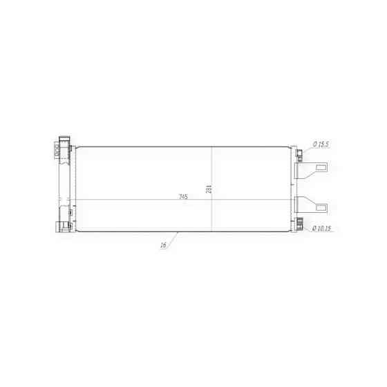 Радиатор Citroen Jumper, Peugeot Boxer 06- кондиционера Мукачево