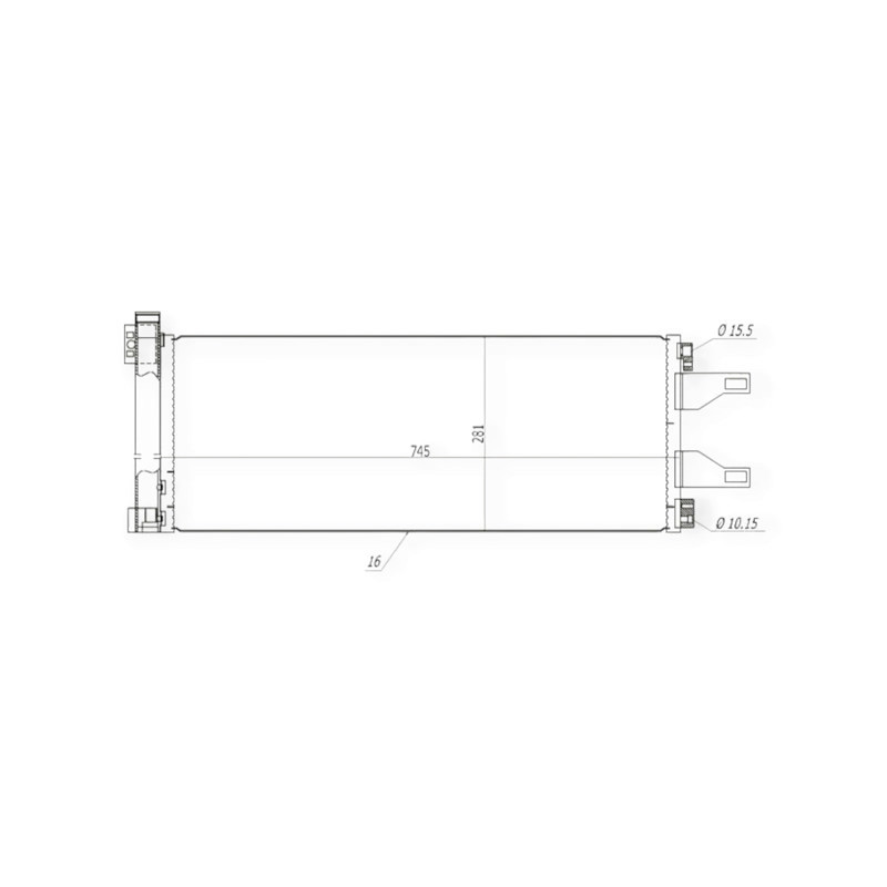 Радиатор Citroen Jumper, Peugeot Boxer 06- кондиционера Мукачево - изображение 1
