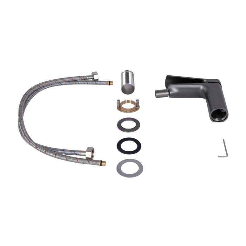 Смеситель для биде Qtap Slavonice QTSLA255GMB45923 Gunmetal Black PVD графит Киев - изображение 4