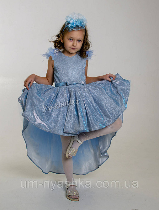 Платье звездочки Пышное удлиненное блестящее платье люрекс Кривой Рог - изображение 3