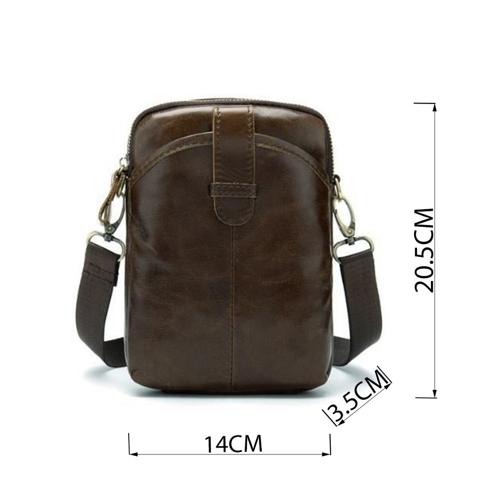 Сумка мужская Vintage 14728 Коричневый Киев - изображение 4