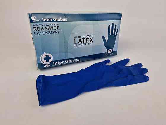Гумові рукавички "Ambulance" Inter Globus 50 шт. (S) (1 пачка) Харків