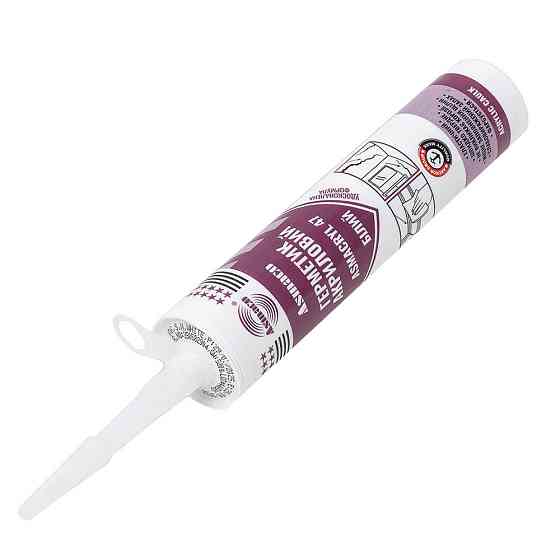 Герметик акриловый белый 280мл (530г) ОАЭ ASMACO (2732841) Киев