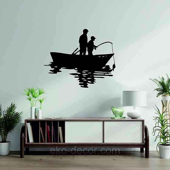 Декоративное настенное Панно «Рыбалка», Декор на стену Киев