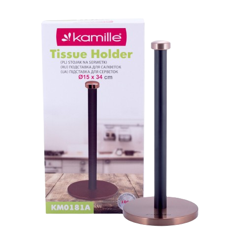 Тримач для паперових рушників d15*34,5см нержавіюча сталь Besser Житомир - изображение 2