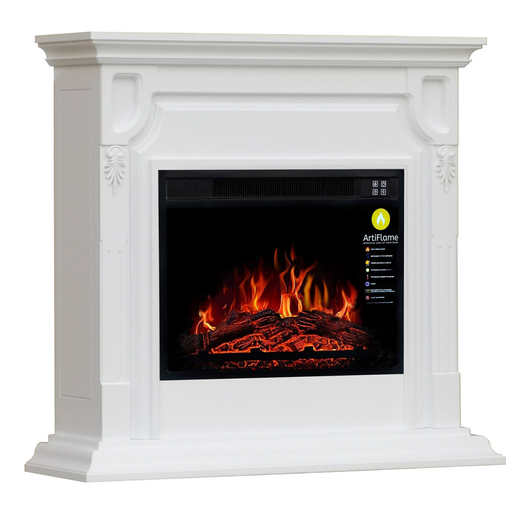 Камінокомплект кутовий ArtiFlame TORONTO AF23S БІЛИЙ Б'ЯНКО (зі звуком) Львів - фото 1