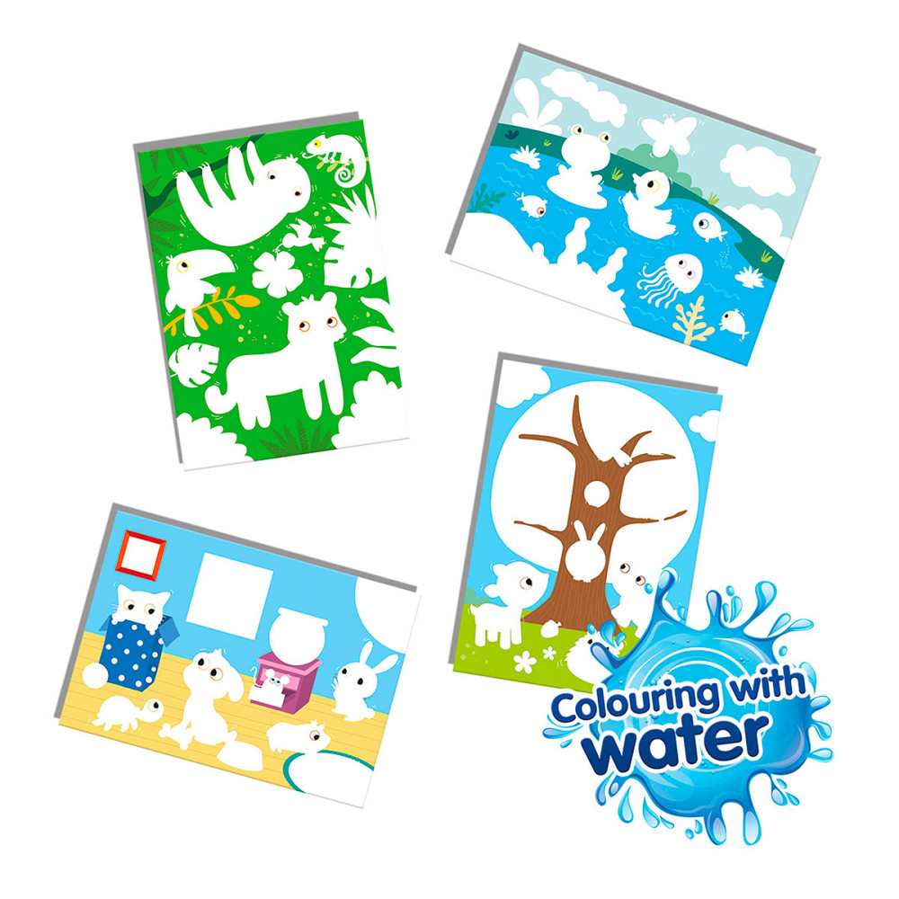 Набір для творчості  - Водні малюнки Тварини Дніпро - фото 2