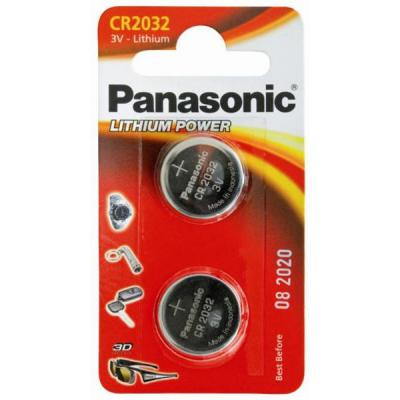 Батарейка Panasonic CR 2032 Lithium * 2 (CR-2032EL/2B) Винница - изображение 1