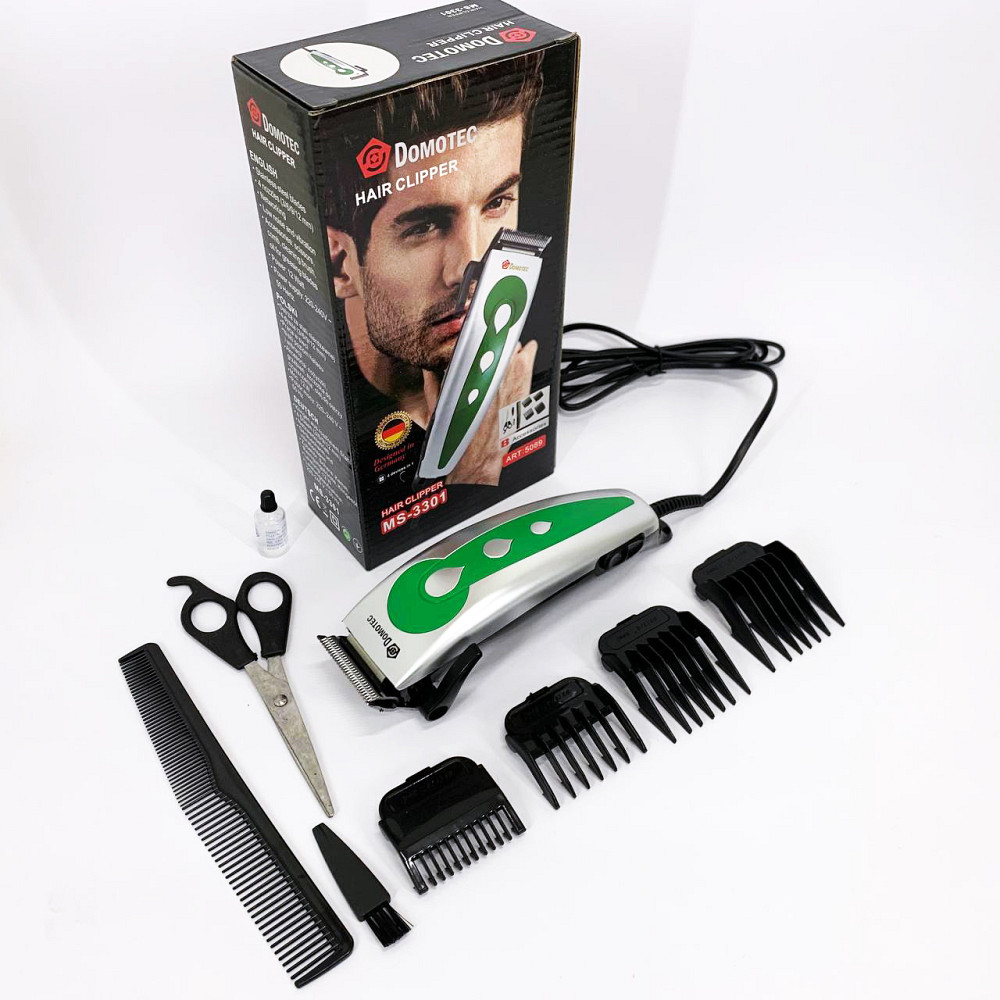 Практичная машинка для стрижки волос Domotec, Сетевая машинка для стрижки головы Триммер висков HM-80 Львов - изображение 1