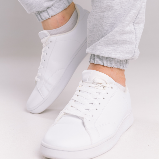 Чоловічі штани джогери з кишенями сірі меланжеві Pobedov 95 Київ