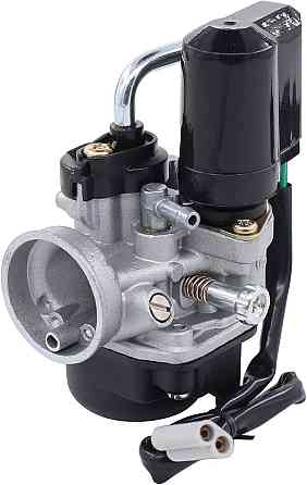 Карбюратор L2051ZIP 17.5mm з тросом для Aprilia SR50 Piaggio NRG MC3 Zip Vespa ET2 LX50 Yamaha Aerox карбюраторні дроти Київ