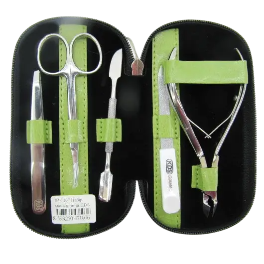 Маникюрный набор KDS (5 предметов) 7107 с металлической пилочкой Киев - изображение 1