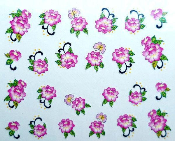 Наклейки для ногтей XF1018 Киев - изображение 3