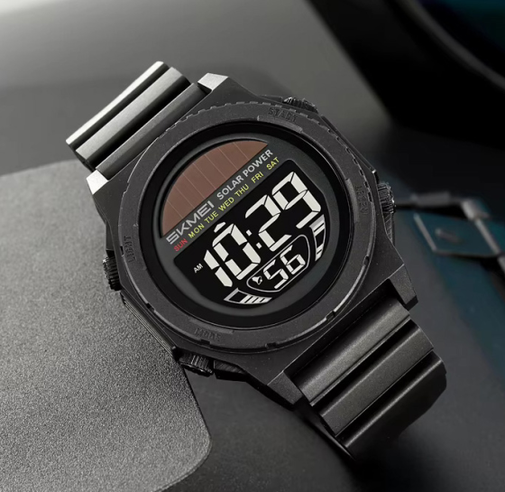 Часы наручные SKMEI 2358BKBK, BLACK-BLACK, Solar Power, 11464 Днепр