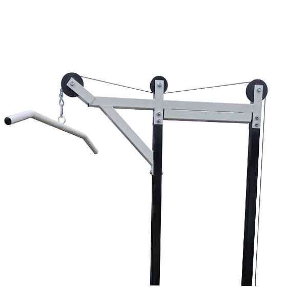 Блокова рама вільна вага з упорами для ніг KZ-192 Силові тренажери Київ