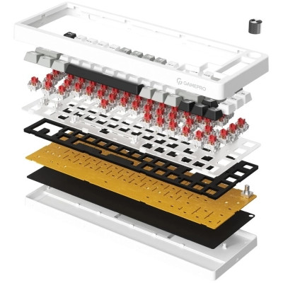Клавиатура GamePro Genesis Silverlight MK116 USB UA Grey (MK116) Винница - изображение 10