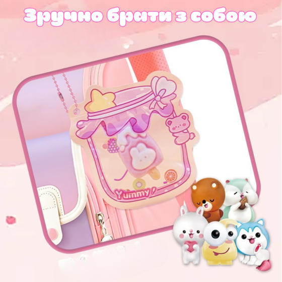 Набір для виготовлення сквишів-антистресів таба лапок, дитячий набір для творчості «Створи сквиш сам» 6 штук Кам'янець-Подільський