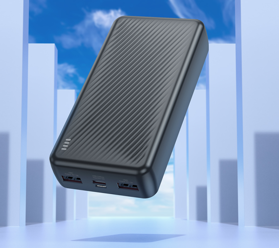 Зовнішній акумулятор BOROFONE BJ55A Graceful power bank (20000mAh) Black Київ