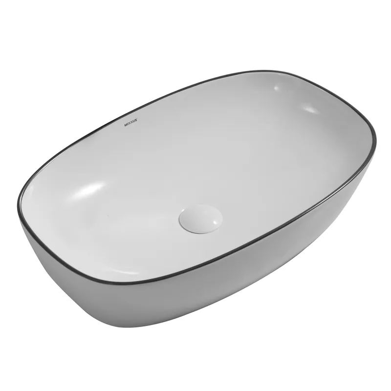 Раковина накладна Mixxus Premium DIVERSE-0109 EDGE BLACK 500х380х140mm   ( MP6549 ) 28197 Харків - фото 1