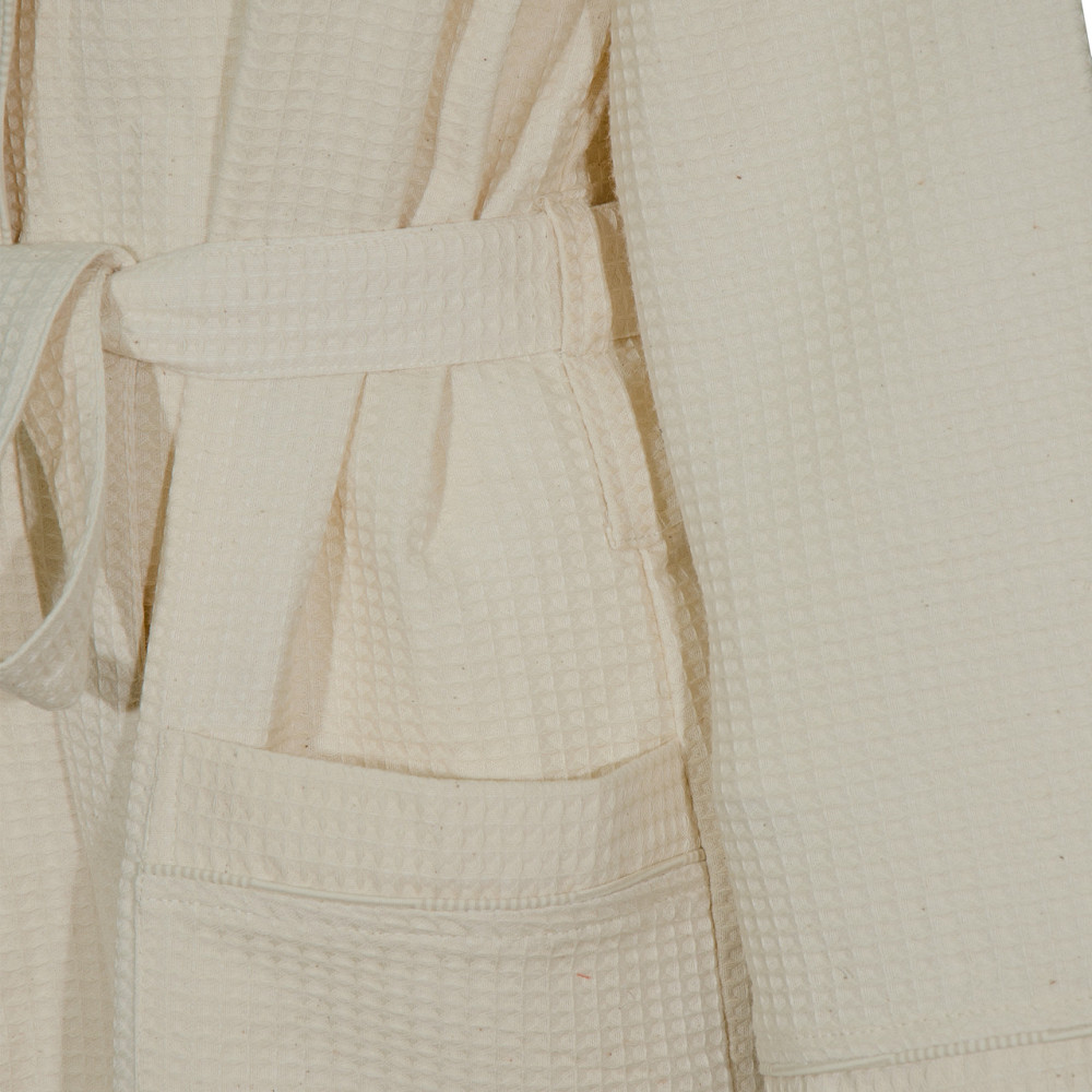 Халат вафельний ЛЮКС молочний, Розмір халата 60-62 Київ - фото 2