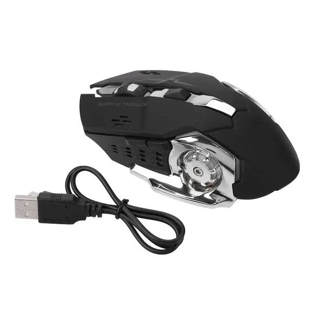 Бездротова ігрова безшумна миша Gaming Mouse Silent Professional FPS SHOOTER (RGB підсвічування, 800-1600 DPI) Одеса - фото 6