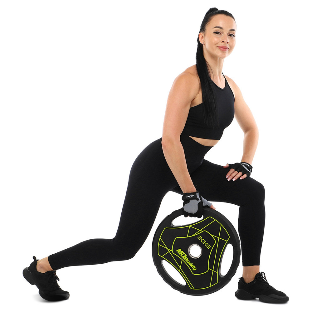 Блин (диск) полиуретановый 20 кг 51 мм MD Buddy-9647-20 Киев - изображение 7