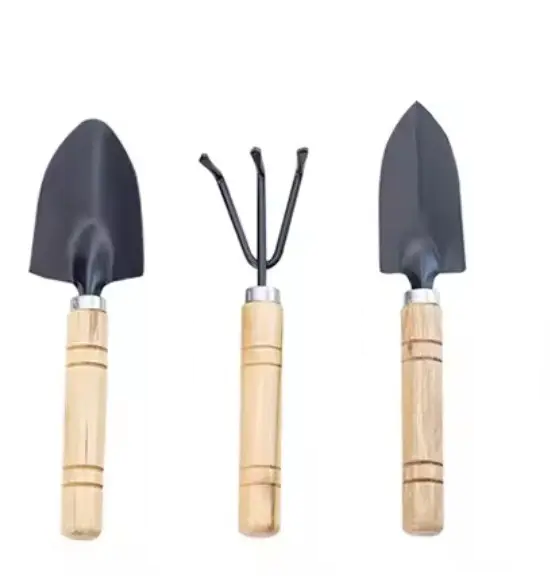 Мини-набор садовых инструментов 3 шт черный Киев - изображение 9