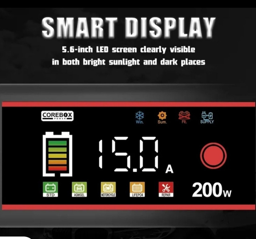 Зарядное устройство, зарядное для аккумулятора 12v 15A Харьков - изображение 4