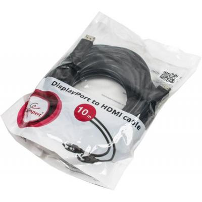 Кабель мультимедійний DisplayPort M to HDMI M 10.0m Cablexpert (CC-DP-HDMI-10M) Вінниця - фото 4