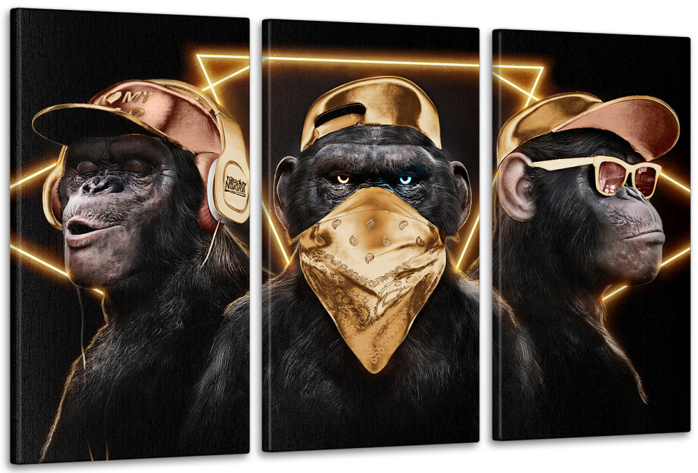 Модульная картина в гостиную / спальню    Мавпи    ART-031_3A Киев - изображение 1