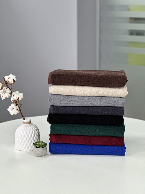 Рушник махровий Ideal Textile 50х90 см щільний з коротким ворсом 450 г/м2 Чернівці - фото 1