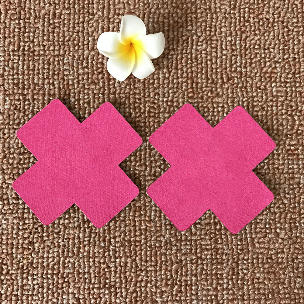 Наклейки на груди Хрестики 8 см рожевий Київ - фото 2