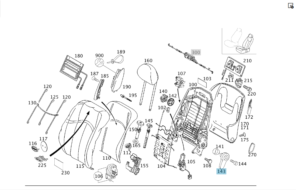 Mercedes-Benz  A2119180134 9051 Ручка поперекового регулювання переднього сидіння чорна CLS C219 E-class S211 E-class W211 Одеса - фото 2