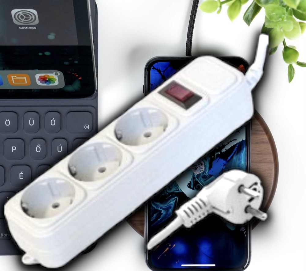 Мережевий фільтр подовжувач на 3 розеток 1.8 м 4795 Одеса - фото 1