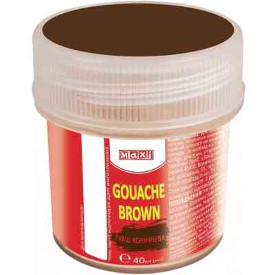 Гуашевые краски Maxi 40 мл, коричневая (MX60154) Винница