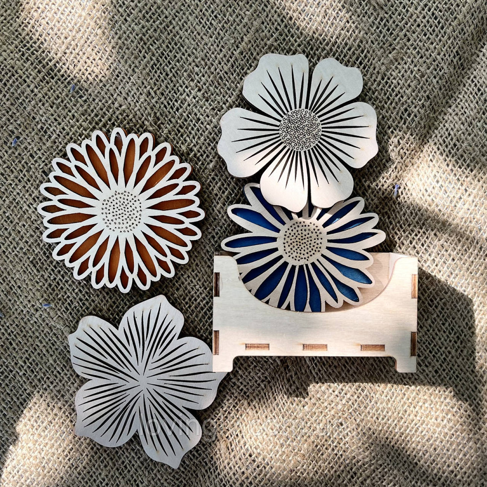 Подарочный набор подставок в органайзере 