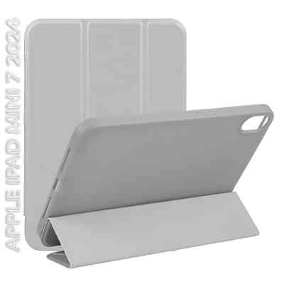 Чехол для планшета BeCover Tri Fold Hard TPU Apple iPad Mini 7 2024 Gray (712446) Винница