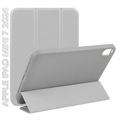 Чехол для планшета BeCover Tri Fold Hard TPU Apple iPad Mini 7 2024 Gray (712446) Винница - изображение 1