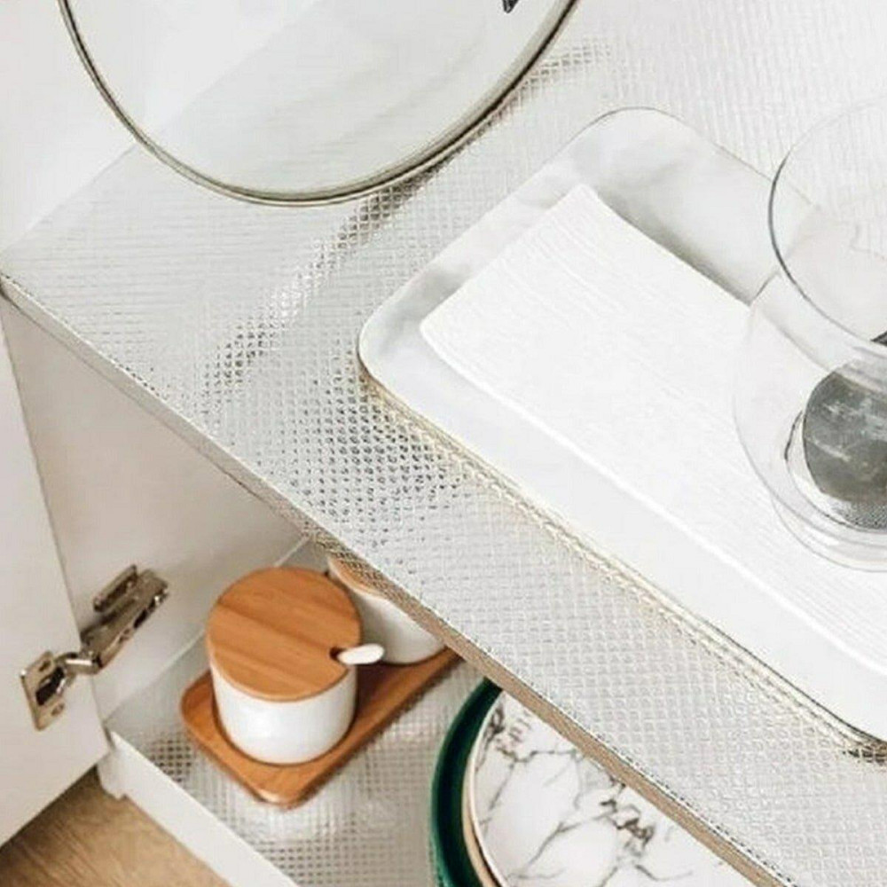 Самоклеющаяся пленка ромбы серебро 0,40х10м SW-00000799 Днепр - изображение 3