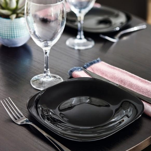 Тарілка Carine 26см L9817 чорний Luminarc Житомир - изображение 3